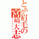 とある眉毛の宮崎大志（ミヤタイシ）