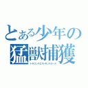 とある少年の猛獣捕獲（ドラゴンクエストモンスターズ）