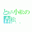 とある小松の森松（ゆうた）