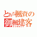 とある楓資の御楓建客（ＳＵＭＭＥＲ）