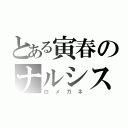 とある寅春のナルシス（白メガネ）