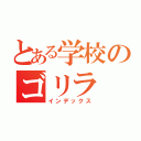 とある学校のゴリラ（インデックス）