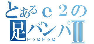 とあるｅ２の足パンパンⅡ（ドゥビドゥビ）