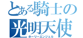 とある騎士の光明天使（ホーリーエンジェル）