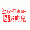 とある紅魔館の姉吸血鬼（レミリア）