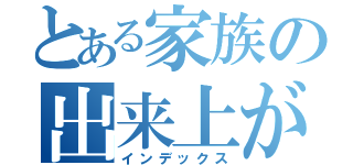 とある家族の出来上がり（インデックス）