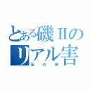 とある磯Ⅱのリアル害児（石の神）