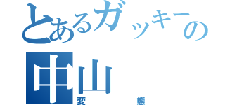 とあるガッキー好きの中山（変態）