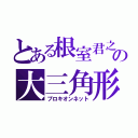 とある根室君之の大三角形（プロキオンネット）