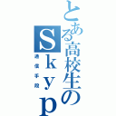 とある高校生のＳｋｙｐｅ（通信手段）