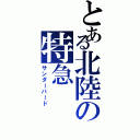 とある北陸の特急（サンダーバード）