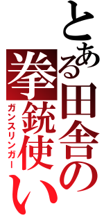 とある田舎の拳銃使い（ガンスリンガー）