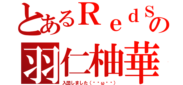 とあるＲｅｄＳａｎｓの羽仁柚華（入団しました（∗•ω•∗））