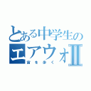 とある中学生のエアウォークⅡ（宙を歩く）