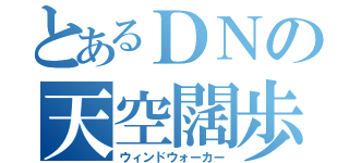 とあるＤＮの天空闊歩（ウィンドウォーカー）