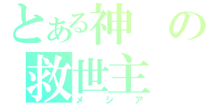 とある神の救世主（メシア）