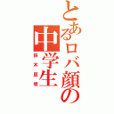 とあるロバ顔の中学生（鈴木辰明）