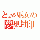 とある巫女の夢想封印（侘）