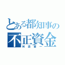 とある都知事の不正資金（舛添要一）