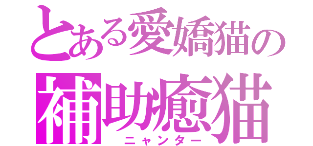 とある愛嬌猫の補助癒猫（　ニャンター）