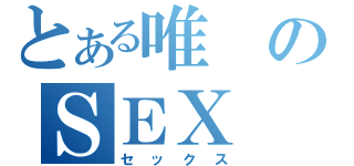 とある唯のＳＥＸ（セックス）