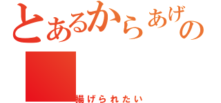 とあるからあげの（揚げられたい）