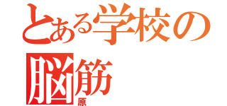 とある学校の脳筋（原）