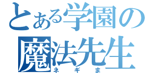 とある学園の魔法先生（ネギま）