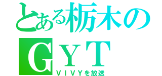 とある栃木のＧＹＴ（ＶＩＶＹを放送）