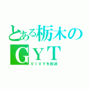 とある栃木のＧＹＴ（ＶＩＶＹを放送）