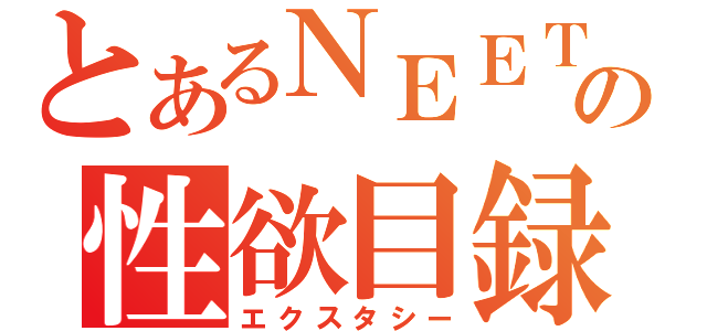 とあるＮＥＥＴの性欲目録（エクスタシー）