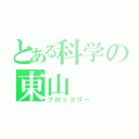 とある科学の東山（ブロッコリー）