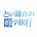 とある鎌倉の修学旅行（）