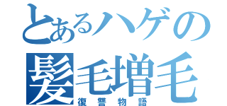 とあるハゲの髪毛増毛（復讐物語）