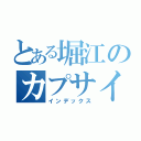 とある堀江のカプサイシン（インデックス）