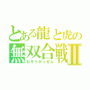 とある龍と虎の無双合戦Ⅱ（むそうがっせん）