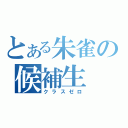 とある朱雀の候補生（クラスゼロ）