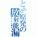 とある原発の放射能漏れ（セシウム漏れ）