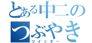 とある中二のつぶやき（ツイッター）