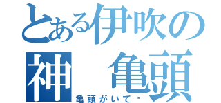 とある伊吹の神 亀頭（亀頭がいて〜）