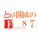 とある開成のＦ ８７５（フクシマハナコ）