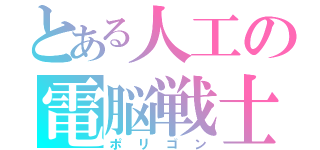 とある人工の電脳戦士（ポリゴン）