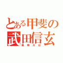 とある甲斐の武田信玄（風林火山）