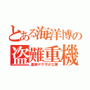 とある海洋博の盗難重機（渡来ヤクザが工事）