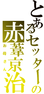 とあるセッターの赤葦京治（お母さん）