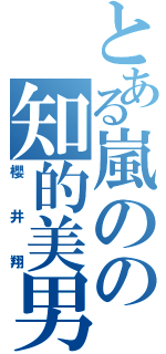 とある嵐のの知的美男（櫻井翔）