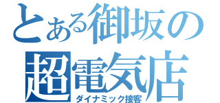 とある御坂の超電気店（ダイナミック接客）