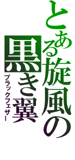 とある旋風の黒き翼（ブラックフェザー）