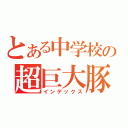 とある中学校の超巨大豚（インデックス）