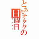 とあるオタクの日曜日（サンデー）